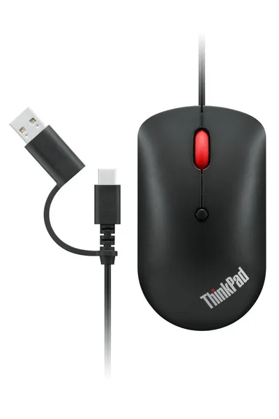 Mouse LENOVO ThinkPad USB-C Compact 1600 DPI Negru