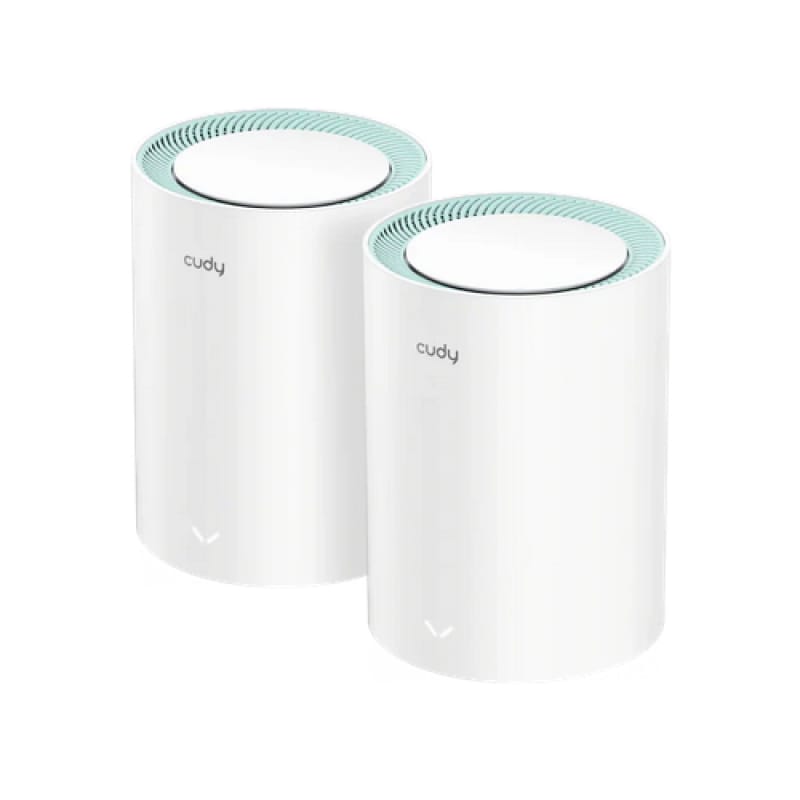 Router Wireless CUDY M1500 WiFi 6 Mesh Dual Band 2 Bucăți
