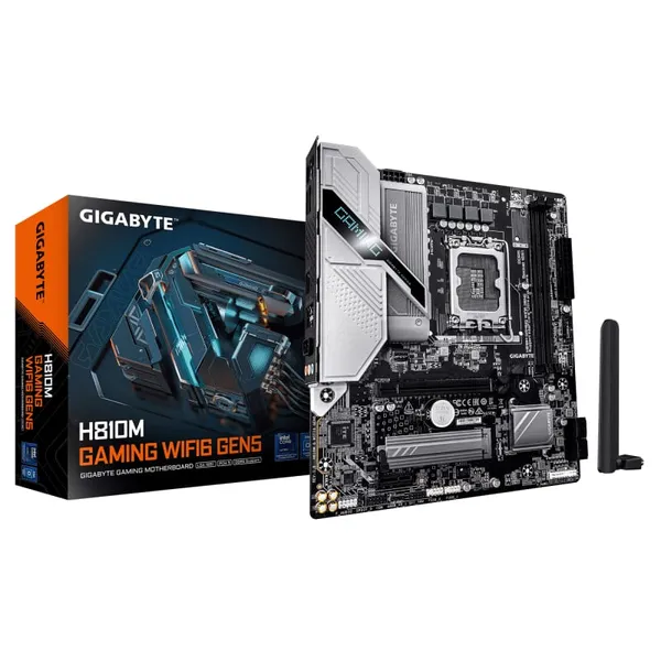 Placă de bază GIGABYTE H810M Gaming WIFI6 GEN5 Socket 1851 DDR5 Micro-ATX