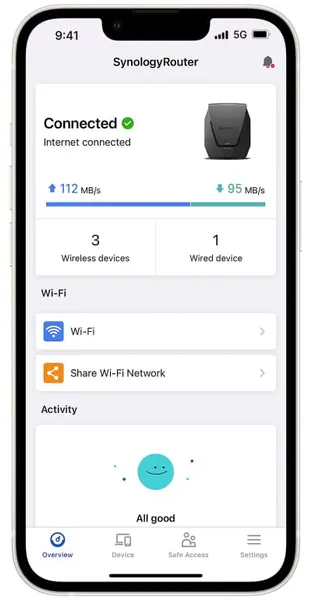 Router Wireless SYNOLOGY WRX560 Wi-Fi 6 Dual-band 4x4 MIMO Mesh 2.5GbE - imagine 8