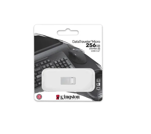 Memorie USB KINGSTON DataTraveler Micro 256GB 200MB/s Metal - imagine 6