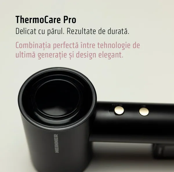 Uscător de Păr HEINNER HHD-R16BLDC-BK 1600W Ionizare Motor BLDC Negru - imagine 6