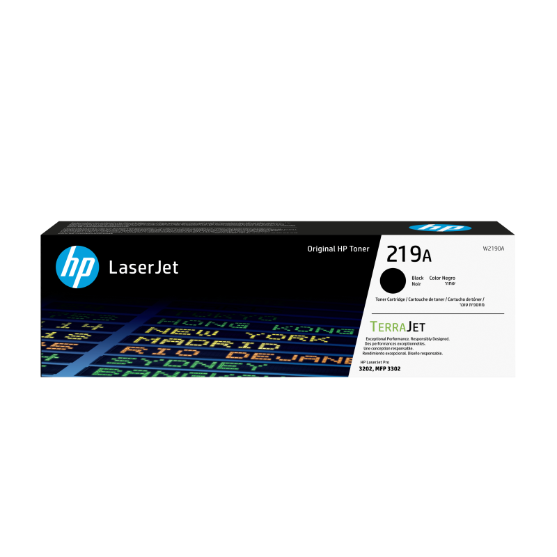 Toner HP W2190A 219A Black LaserJet Pro 3201-3302