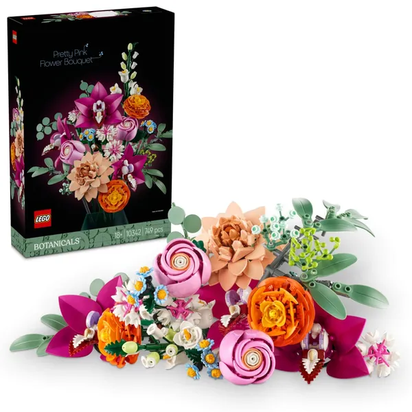 Set de Construcție Buchet de Flori Roz LEGO 10342