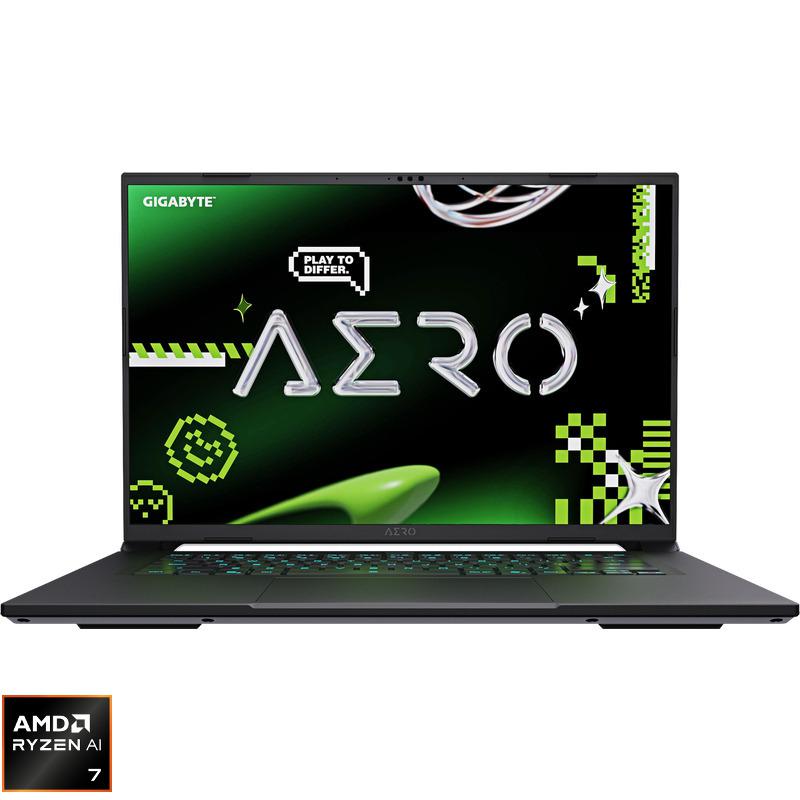 Laptop Gaming GIGABYTE AERO X16 AMD Ryzen AI 7 RTX 5060 16GB 1TB