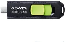 Memorie USB ADATA UC300 32GB Type-C Negru/Verde