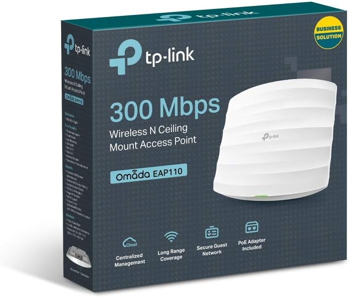 Access Point TP-LINK EAP110 N300 300Mbps Omada Interior - imagine 7