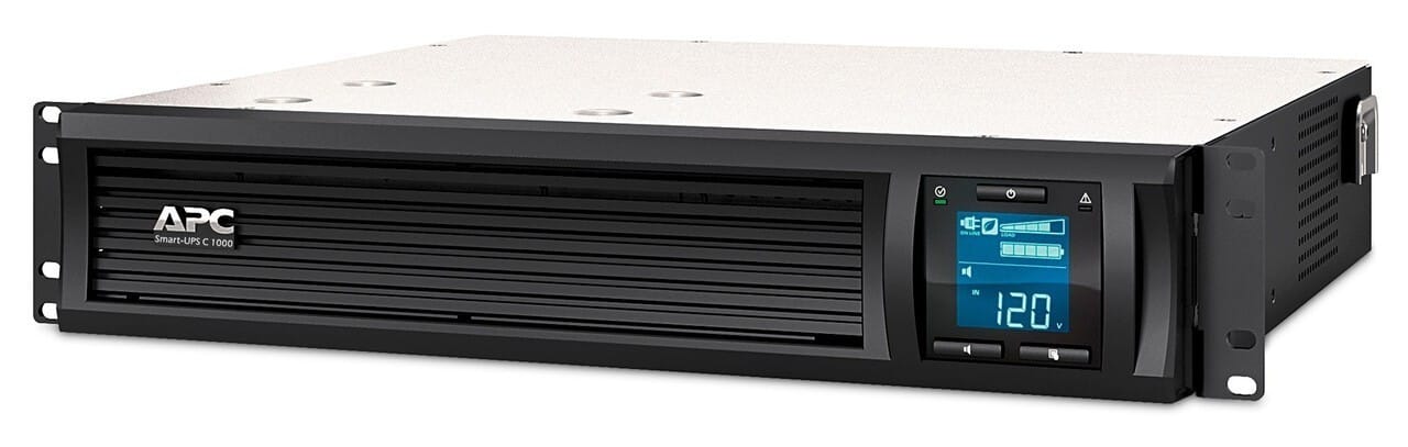 UPS APC Smart-UPS C 1000VA 600W Rack 2U LCD SMC1000I-2UC