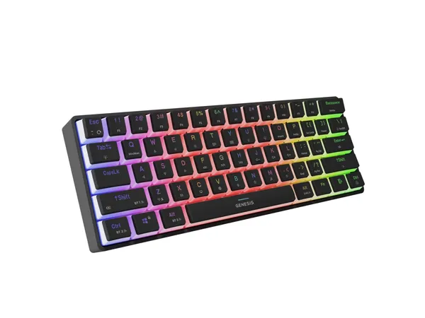 Tastatură Gaming GENESIS Thor 660 G2 Wireless 60% RGB Negru - imagine 7