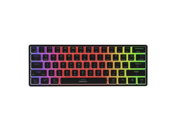 Tastatură Gaming GENESIS Thor 660 G2 Wireless 60% RGB Negru - imagine 2