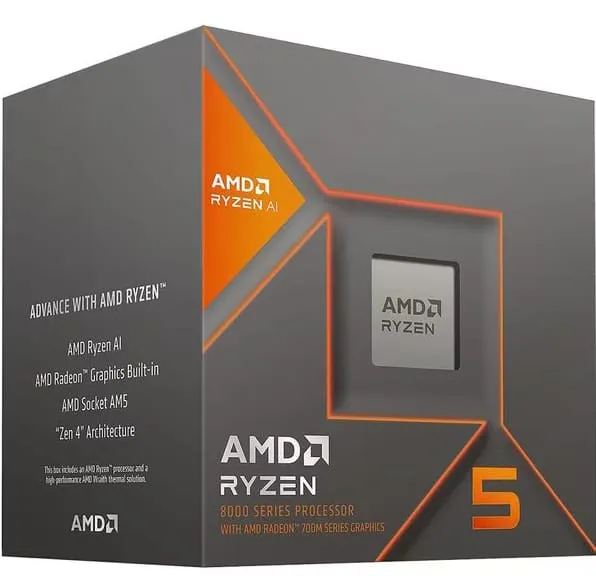Procesor AMD RYZEN 5 8600G 6 Core Socket AM5 Radeon 760M BOX - imagine 3