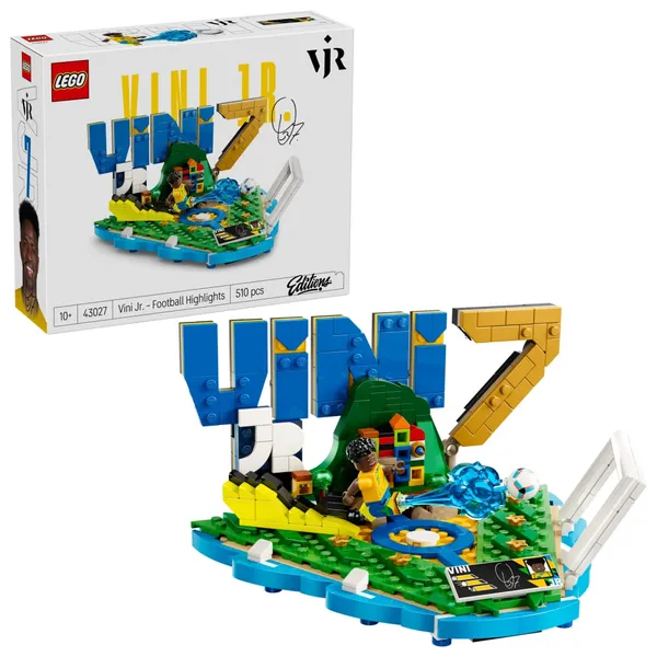 Set Construcție LEGO Vini Jr. Momente Importante din Fotbal 43027 - imagine 2