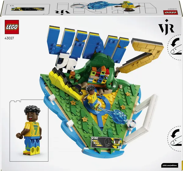 Set Construcție LEGO Vini Jr. Momente Importante din Fotbal 43027 - imagine 4