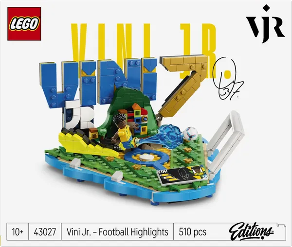 Set Construcție LEGO Vini Jr. Momente Importante din Fotbal 43027 - imagine 3