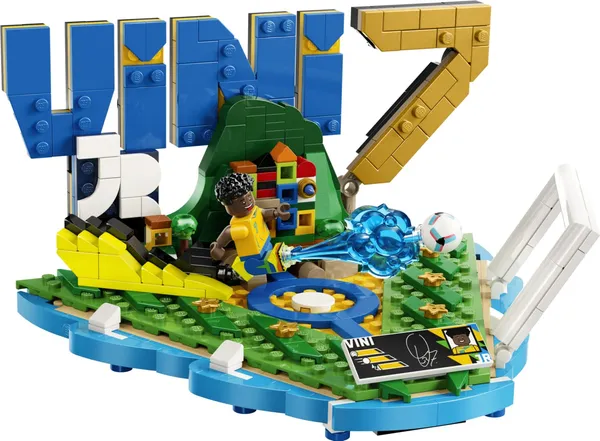 Set Construcție LEGO Vini Jr. Momente Importante din Fotbal 43027