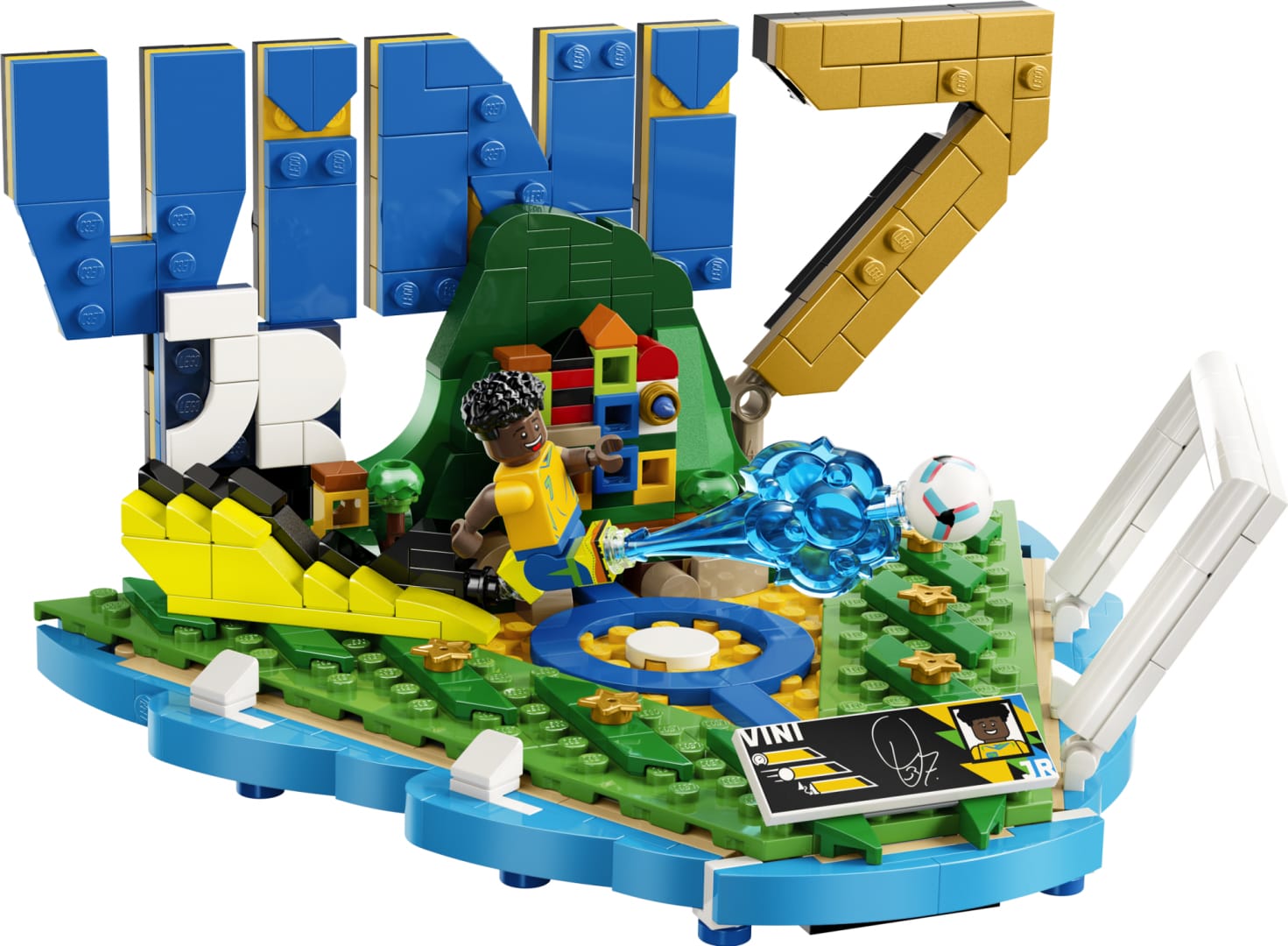 Set Construcție LEGO Vini Jr. Momente Importante din Fotbal 43027