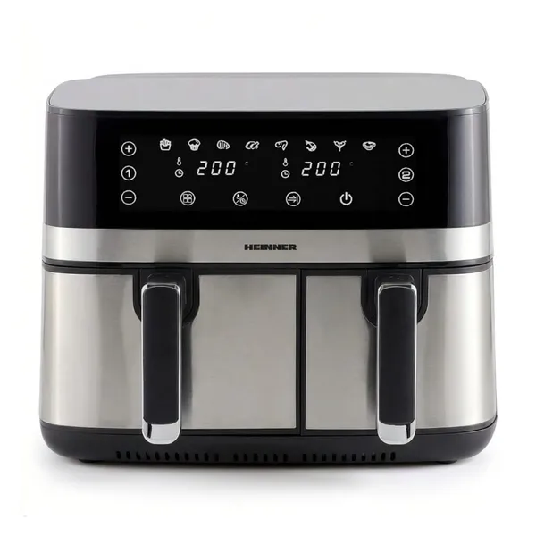 Friteuză Dublă cu Aer Cald HEINNER ProDual Fusion 8.6L 1700W - imagine 5