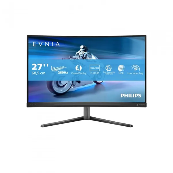 Monitor PHILIPS Evnia 5000 27M2C5200W/00 27 inch Full HD Negru - imagine 9