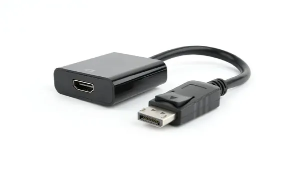 Cablu Adaptor Video GEMBIRD DisplayPort-HDMI 0.25m Negru AB-DPM-HDMIF-002