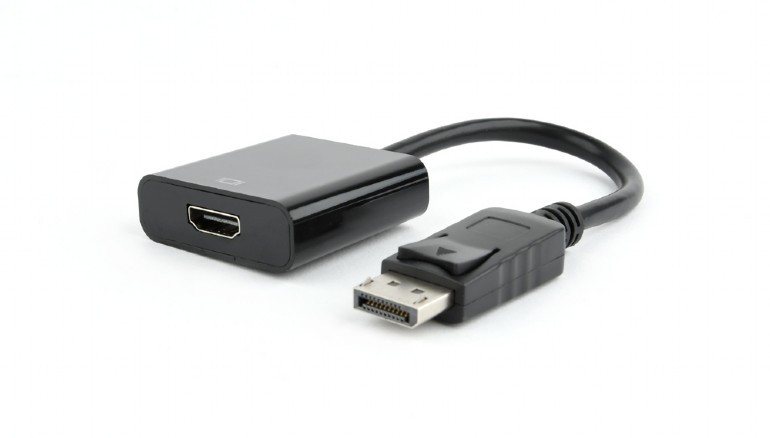 Cablu Video GEMBIRD DisplayPort-HDMI 0.25m Negru AB-DPM-HDMIF-002