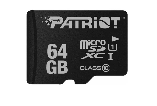 Card MicroSD PATRIOT PSF64GMDC10 64GB Clasa 10 UHS-I