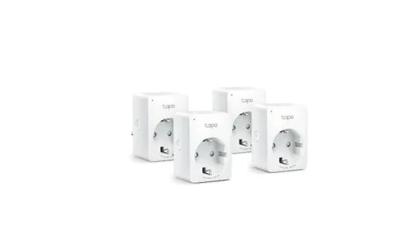 Priză Smart TP-LINK Tapo P100 Wi-Fi 4-pack Alb - imagine 3