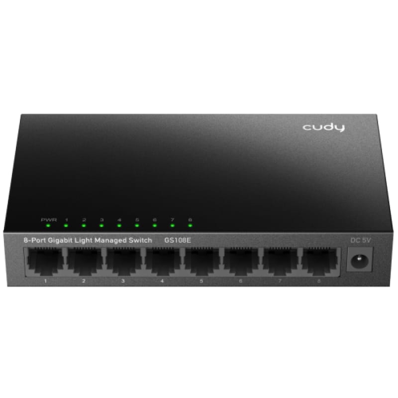Switch CUDY GS108E 8 Porturi Gigabit Light Managed
