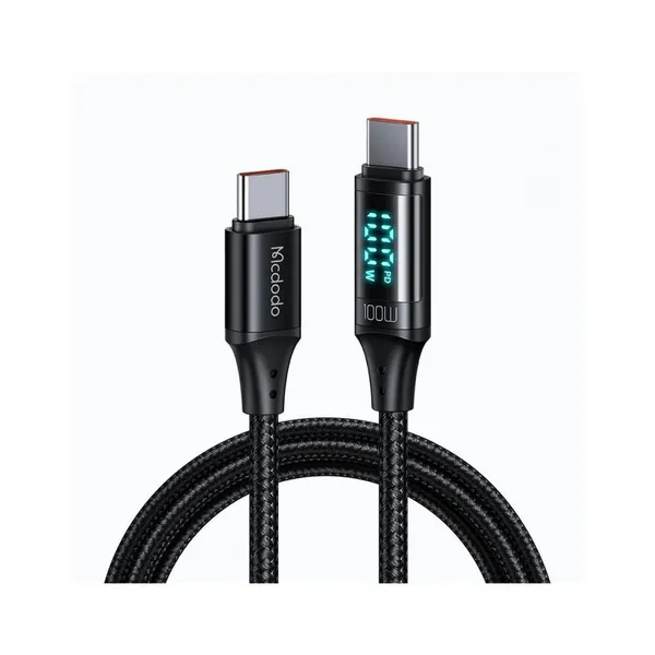 Cablu MCDODO Digital HD Type-C la Type-C Negru 100W 1.2m 5A