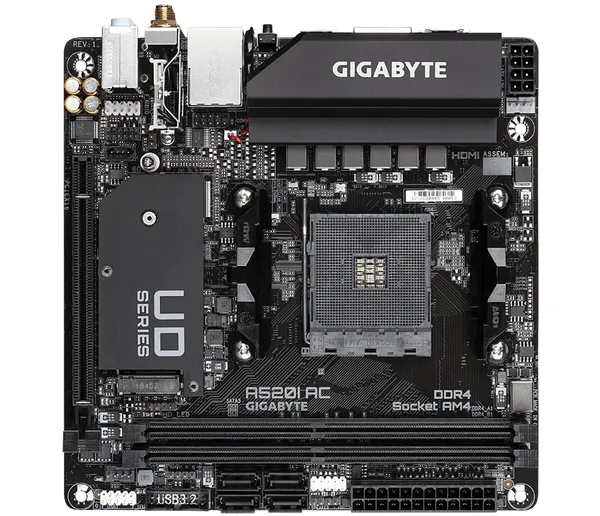 Placă de bază GIGABYTE A520I AC Socket AM4 Mini ITX DDR4 - imagine 6