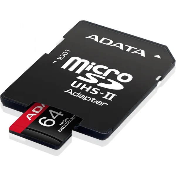 Card de Memorie MicroSD ADATA Premier High Endurance 64GB Class 10 cu Adaptor SD - imagine 2