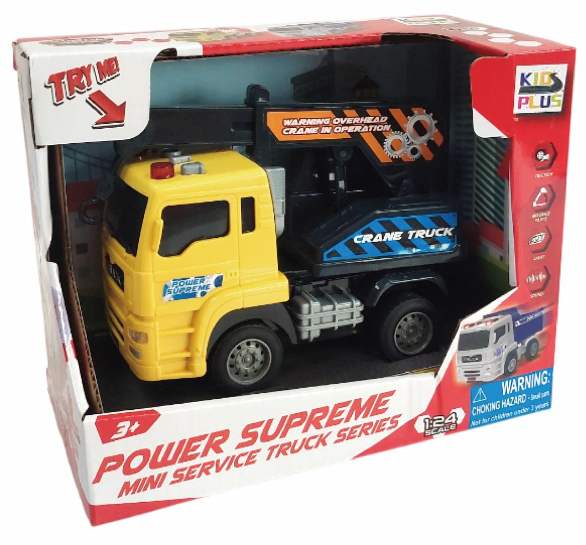 Mașinuță Macara CEVODLE Scară 1/24 14cm Cu Lumini și Sunete - imagine 2
