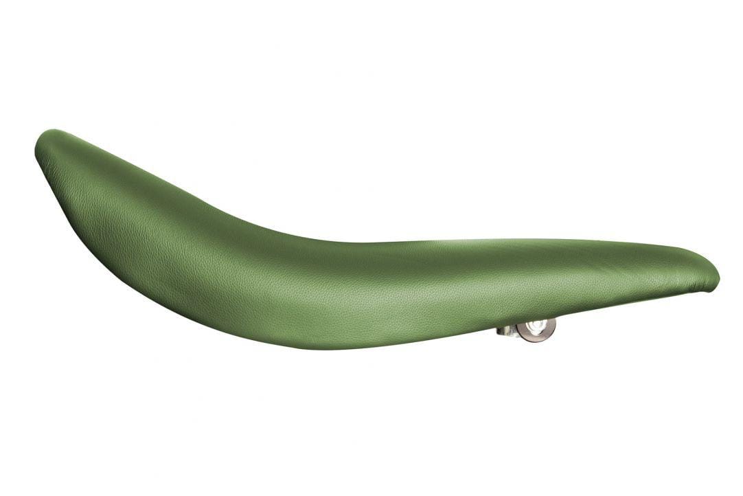 Șa Bicicletă PEGAS STR1+2 HL-2606 Piele Verde 21.5 inch