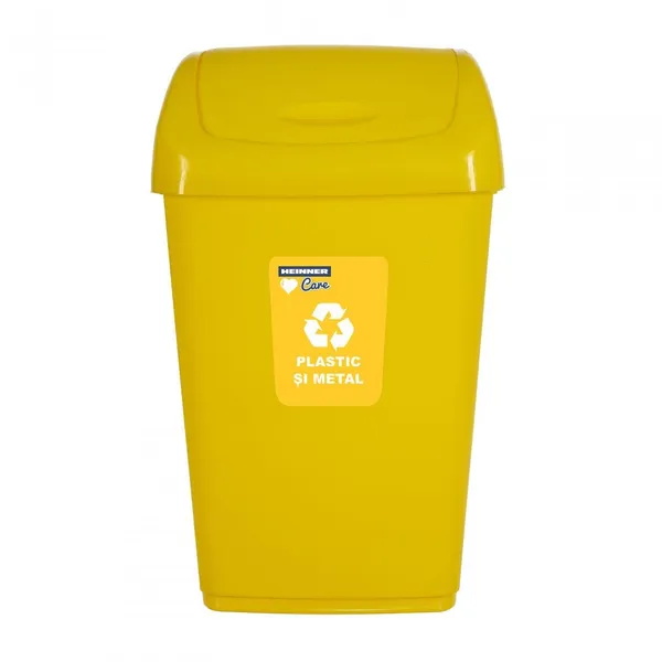 Coș Gunoi HEINNER HR-AL-35G 35L Galben - imagine 2