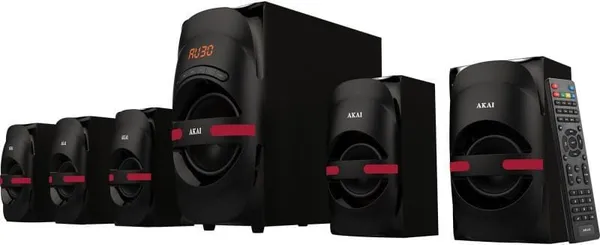 Sistem Audio 5.1 AKAI HT014A 105W Bluetooth Negru