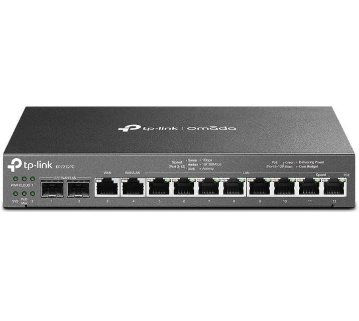 Router TP-LINK Omada ER7212PC Gigabit VPN PoE+ 110W