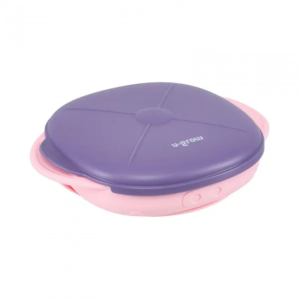Farfurie U-GROW cu Capac Silicon Mov 19x24x6cm