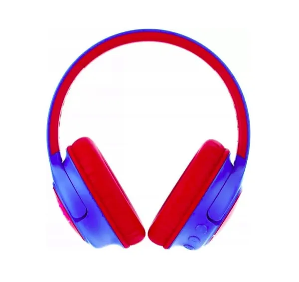 Căști Copii Over-ear POWERLOCUS BOBO Wireless Albastru/Roșu - imagine 2