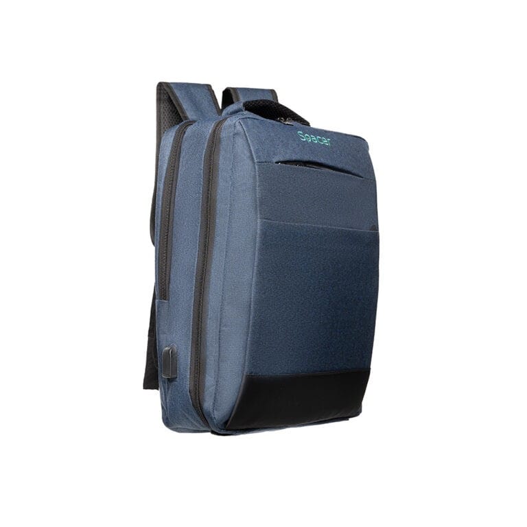 Rucsac SPACER New York Albastru 17 inch Waterproof