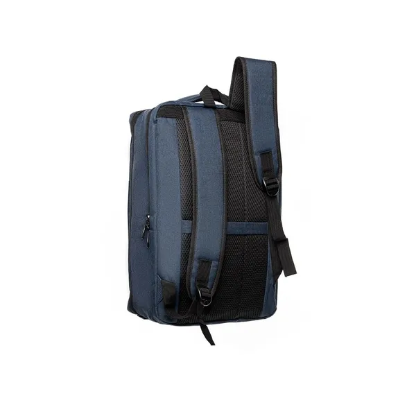 Rucsac SPACER New York Albastru 17 inch Waterproof - imagine 3