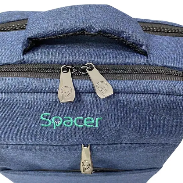 Rucsac SPACER New York Albastru 17 inch Waterproof - imagine 7