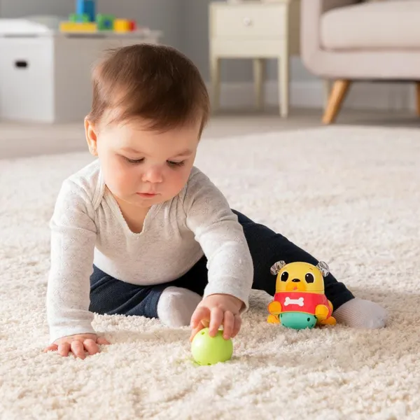 Jucărie Interactivă TOMY Crawl & Chase Pug Popper 18+ Luni - imagine 3
