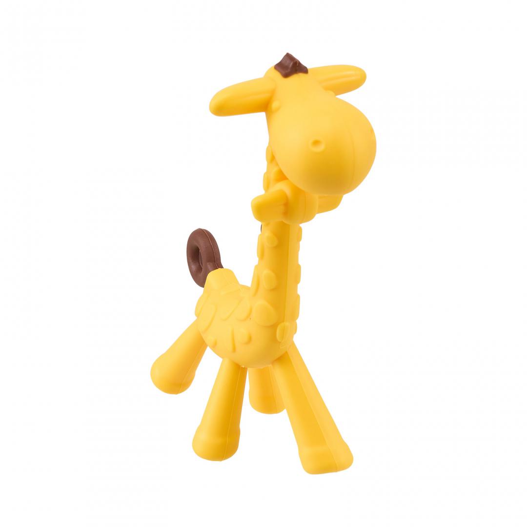 Jucărie dinție U-GROW Girafă Silicon - imagine 3