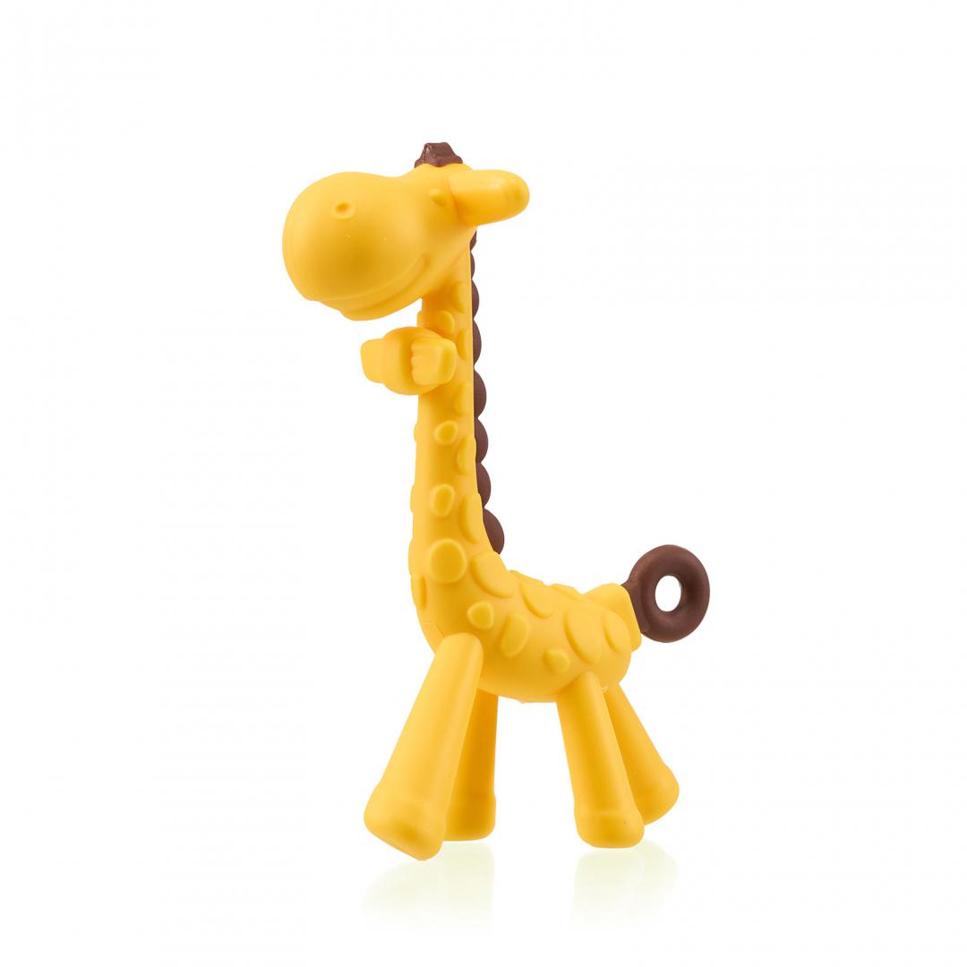 Jucărie dinție U-GROW Girafă Silicon - imagine 2