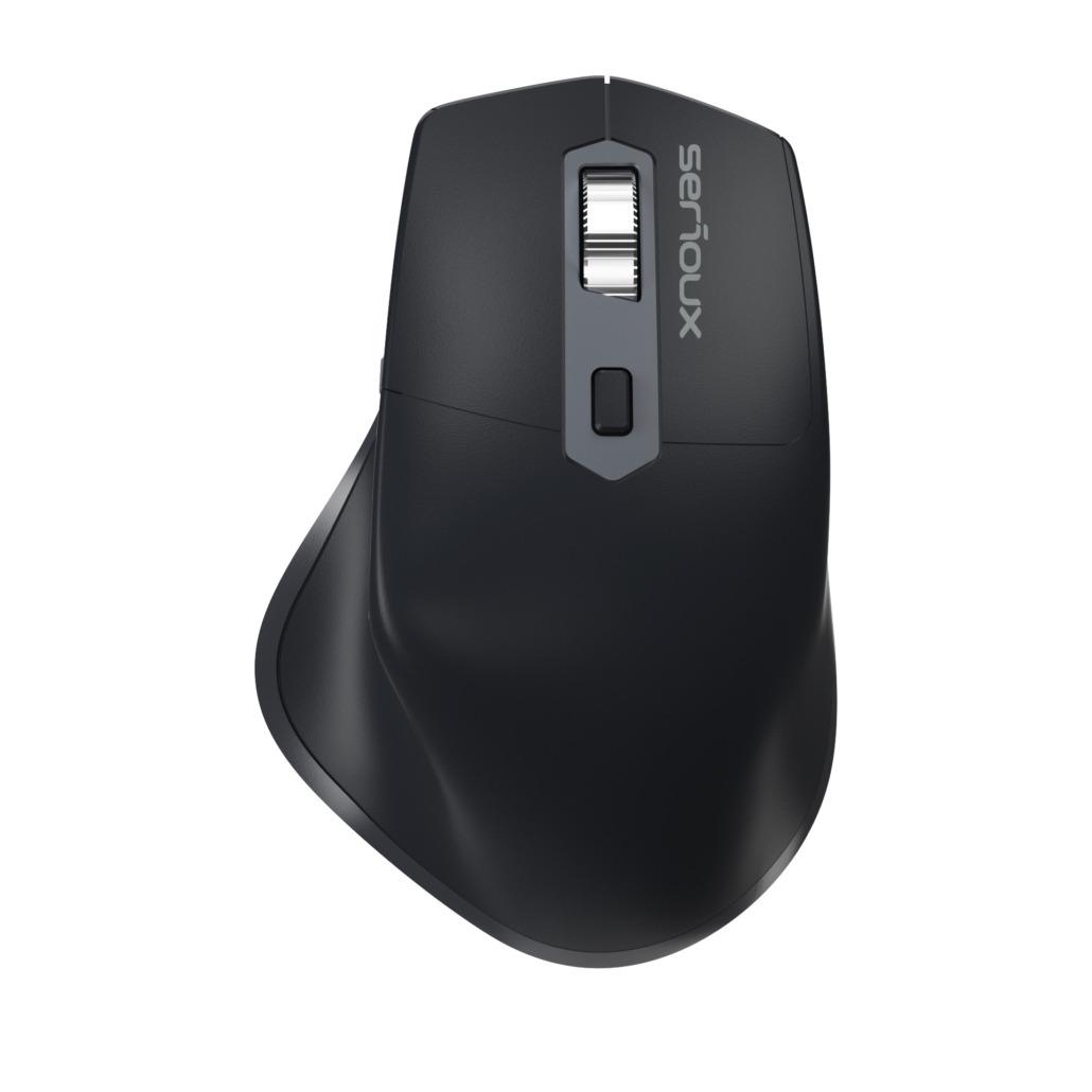 Mouse SERIOUX Apex 166 Wireless Reîncărcabil Negru