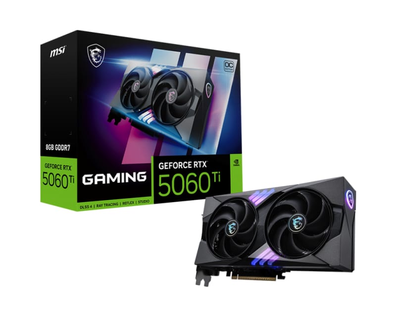 Placă Video MSI GeForce RTX 5060 Ti Gaming OC 8GB GDDR7