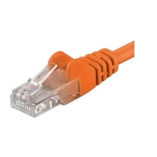 Patchcord UTP Cat.5e 0.25m Portocaliu UTP-5E-0.25-O