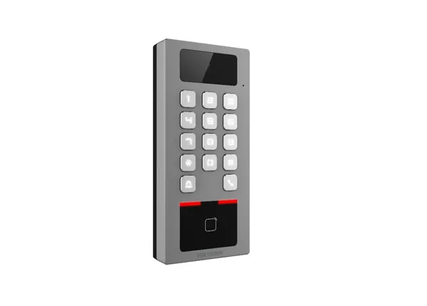 Terminal Control Acces HIKVISION DS-K1T502DBWX-C 2MP PIN Card Negru - imagine 4
