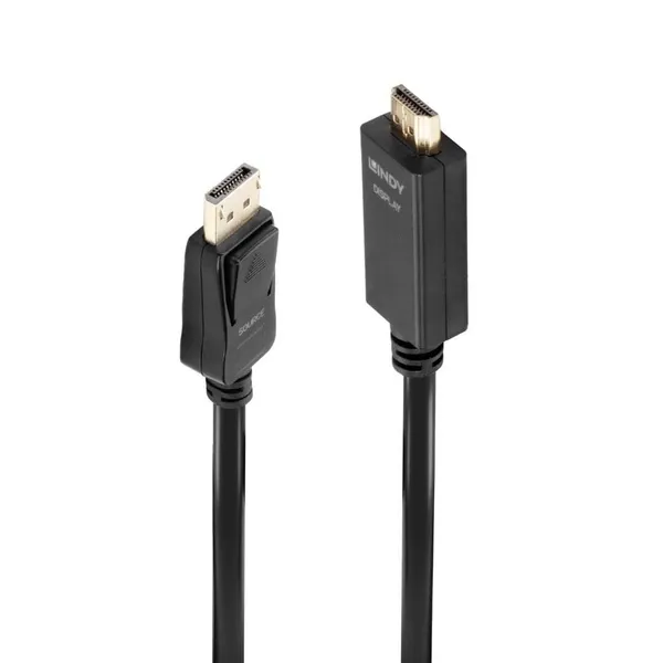 Cablu LINDY DisplayPort-HDMI 5m Negru LY-36924