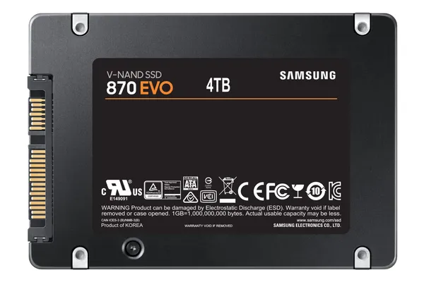 SSD SAMSUNG 870 EVO 4TB 2.5 inch SATA 3 MZ-77E4T0B/EU - imagine 4