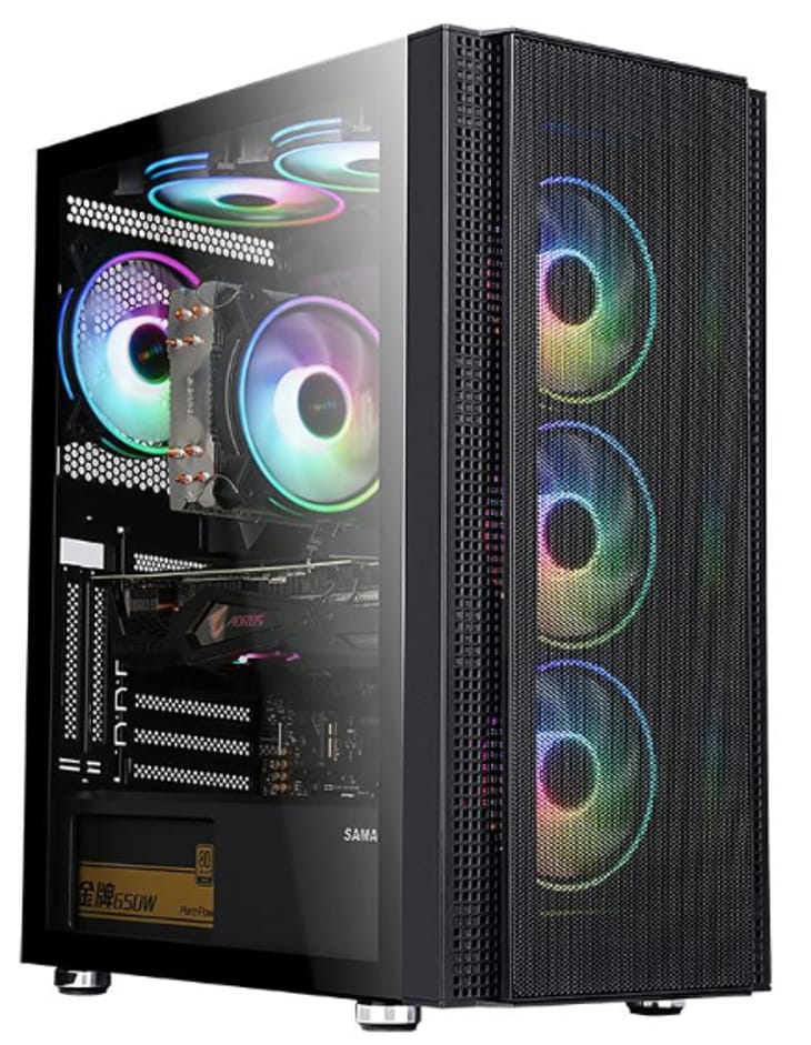 Carcasă Gaming SERIOUX Quantum Middle Tower Sticlă Securizată ARGB